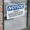 Signmission FACP In Rear Building Trash Room, 14 in W x Rectangle, Vinyl Decal OS-2PACK-NS-D-1014-L-12407 - alternate 3